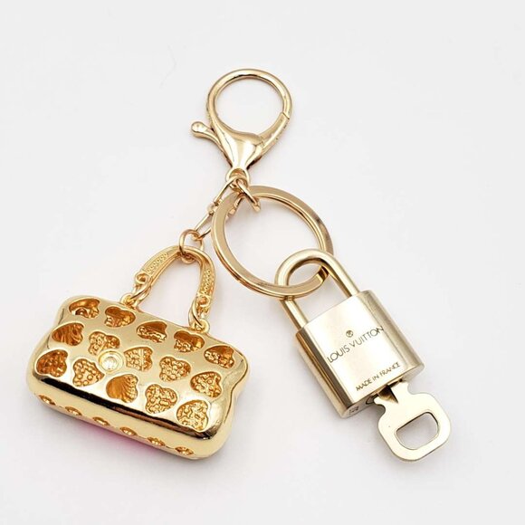 Authentic Louis Vuitton Lock & Key with unbranded Bagcharm, Keycharm, Keychain - Picture 4 of 7